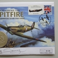 2008 Honouring the Spitfire Silver Proof 5 Pounds Coin Cover - UK PNC First Day Covers