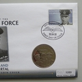 2008 The History of the RAF Charles Portal 5 Pounds Coin Cover - PNC First Day Covers