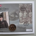 2008 The History of the RAF Royalty & The RAF 5 Pounds Coin Cover - BIOT PNC First Day Covers