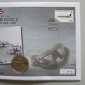 2008 The History of the RAF Falklands War 5 Pounds Coin Cover - Tristan Da Cunha PNC First Day Covers