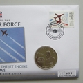 2010 History of the RAF The Red Arrows 5 Pounds Coin Cover - Guyana PNC First Day Covers