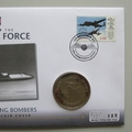 2010 History of the RAF Record Breaking Bombers Crown Coin Cover - Guyana PNC First Day Covers