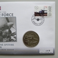 2010 History of the RAF D-Day Invasion Crown Coin Cover - Liberia PNC First Day Covers