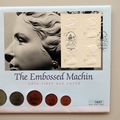 1999 Embossed Machin Portrait Multi Coin Cover - First Day Cover by Mercury Covers