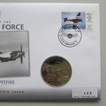2010 History of RAF The Spitfire's History 5 Pounds Coin Cover - Grenada PNC First Day Covers