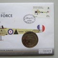2008 History of the RAF AVRO 504 Crown Coin Cover - British Indian Ocean Territory PNC First Day Covers
