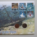 1998 Treasures Of The Deep East India Company Twin 1808 Coin Cover - First Day Cover Mercury