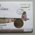 2008 History of the RAF De Havilland Mosquito Crown Coin Cover - BIOT PNC First Day Covers