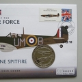 2008 History of the RAF Supermarine Spitfire Dollar Coin Cover - UK PNC First Day Covers