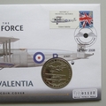2008 History of the RAF Vickers Valentia 1 Dollar Coin Cover - UK PNC First Day Covers