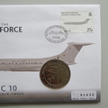 2008 History of the RAF Vickers VC10 Crown Coin Cover - BIOT PNC First Day Covers
