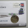 2008 History of the RAF Gloster Meteor 1 Dollar Coin Cover - UK PNC First Day Covers