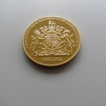 2012 The Queen's Diamond Jubilee Gold Plated Medal - Contemporary Portrait