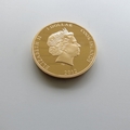 2012 The Queen's Diamond Jubilee Gold Plated 1 Dollar Coin - Lord Snowdon