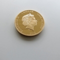 2012 The Queen's Diamond Jubilee Gold Plated 1 Dollar Coin - Brian Aris
