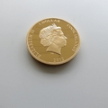 2012 The Queen's Diamond Jubilee Gold Plated 1 Dollar Coin - Informal Photograph