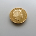 2012 The Queen's Diamond Jubilee Gold Plated Jersey 50p Pence Coin - John Lawrence