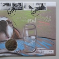 2001 Cats & Dogs Gibraltar Dog 1 Royal Coin Cover - First Day Cover Mercury