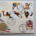 1996 Centennial Olympic Games Gold Medal Winners First Day PNC Cover - Terence G Spinks - Benham
