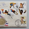 1996 Centennial Olympic Games Gold Medal Winners First Day PNC Cover - Steve Ovett - Benham