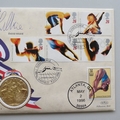 1996 Centennial Olympic Games Gold Medal Winners First Day PNC Cover - David Wilkie - Benham