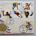 1996 Centennial Olympic Games Gold Medal Winners First Day PNC Cover - Tessa Sanderson - Benham