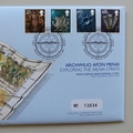 2005 Exploring Menai Straits 1 Pound Coin Cover -  St. David's Day - Royal Mail First Day Cover