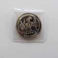 2005 A Royal Year Order of the Garter BU 1 Crown Coin - Gibraltar