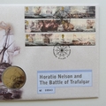 2005 Battle of Trafalgar & Horatio Nelson Twin 5 Pounds Coin Cover - Royal Mail First Day Cover