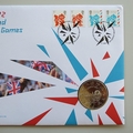 2012 London 2012 Olympic & Paralympic Games 5 Pounds Coin Cover - Royal Mail First Day Covers