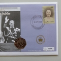 2003 Queen's Coronation Jubilee 50p Pence Coin Cover - PN Guinea PNC FDC - Royal Regalia