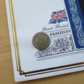 2012 Great British Fashion Sixpence Coin Cover - First Day Covers by Benham
