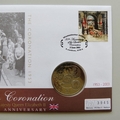 2003 Queen's Coronation Jubilee 1 Dollar Coin Cover - UK PNC First Day Covers - Royal Coins