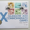 2014 Glasgow 2014 Commonwealth Games 50p Pence Coin Cover - Royal Mail First Day Covers