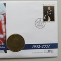 2002 The Queen's Golden Jubilee 2 Pounds Coin Cover - Isle of Man PNC First Day Covers