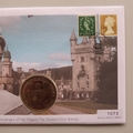 2002 The Queen's First Stamp 50th Anniversary 1 Dollar Coin Cover - Balmoral - UK PNC Covers