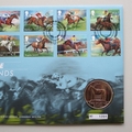 2017 A Celebration of Racehorse Legends Medal Cover - Royal Mail First Day Cover