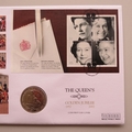 2002 The Queen's Golden Jubilee BU 1 Dollar Coin Cover - UK PNC First Day Covers