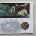 2015 Star Wars Vehicles Medal Cover - Royal Mail First Day Cover