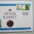 2019 Peter Rabbit 50p Pence Coin Cover - UK PNC First Day Covers