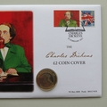 2021 Charles Dickens �2 Coin Cover - UK PNC First Day Covers