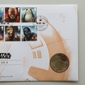 2017 Star Wars BB-8 Medal Cover - Royal Mail First Day Cover