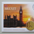 2020 Brexit Commemorative Medal Cover - UK PNC First Day Covers