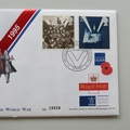 1995 50th Anniversary End of World War II 2 Pounds Coin Cover - Royal Mail First Day Covers