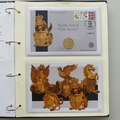 2023 King Charles III Coronation 24CT Gold Plated 50p Pence Coin Cover Set - UK PNC Collection