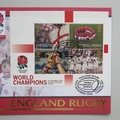2003 England Rugby World Champions 5 Dollar Coin Cover - Benham UK PNC First Day Covers