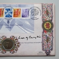 2004 The Scottish Parliament 1 Shilling Coin Cover - Benham Signed UK PNC First Day Covers