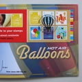 2006 Hot Air Balloons 1 Crown Coin Cover - Benham Signed First Day Covers
