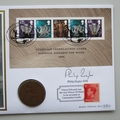 2006 Edward VIII Accession 70th Anniversary 1 Penny Coin Cover - Benham Signed First Day Covers