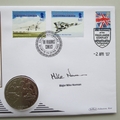 2007 Falklands Conflict 25th Anniversary Crown Coin Cover - Benham Signed UK PNC First Day Covers